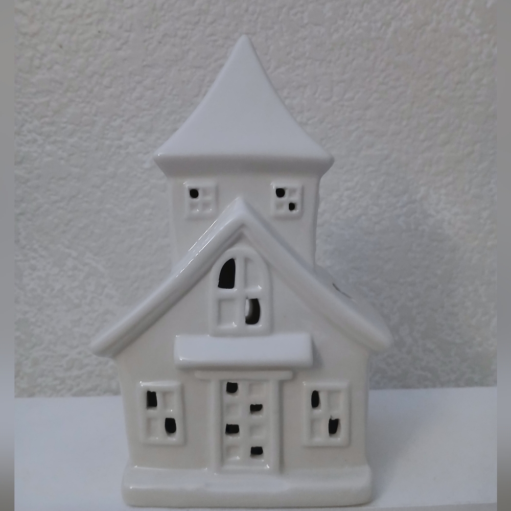 Light Up Ceramic Church Decor